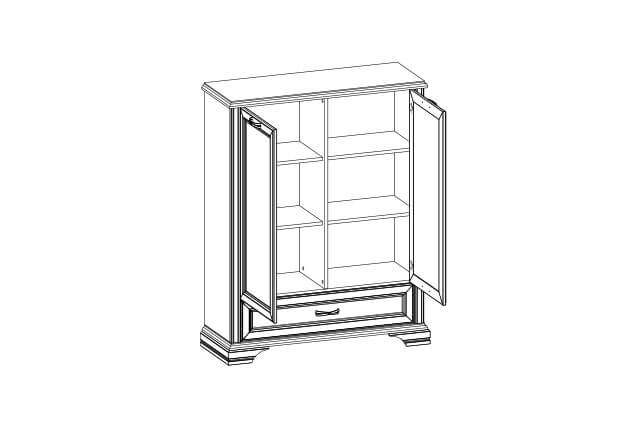Шкаф «Монако» 2D1SL