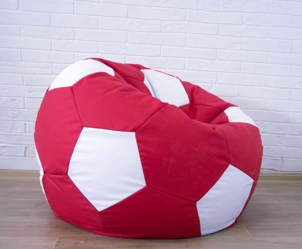 Кресло мяч «Оксфорд» Красно-белый