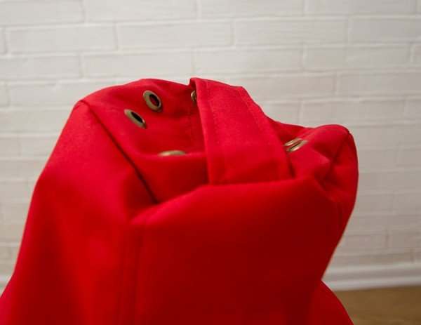 Кресло мешок ткань «Оксфорд» красный